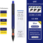 UNI KURUTOGA Mechanical Pencil M5-452 Creative Writing Continuous Sketch 0.5mm Lead Automatic Rotating Mechanical Pencil