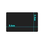 50 Pcs/Set Portable Laser Engraving Aluminum Metal Carte Business Card Blank Name Cards