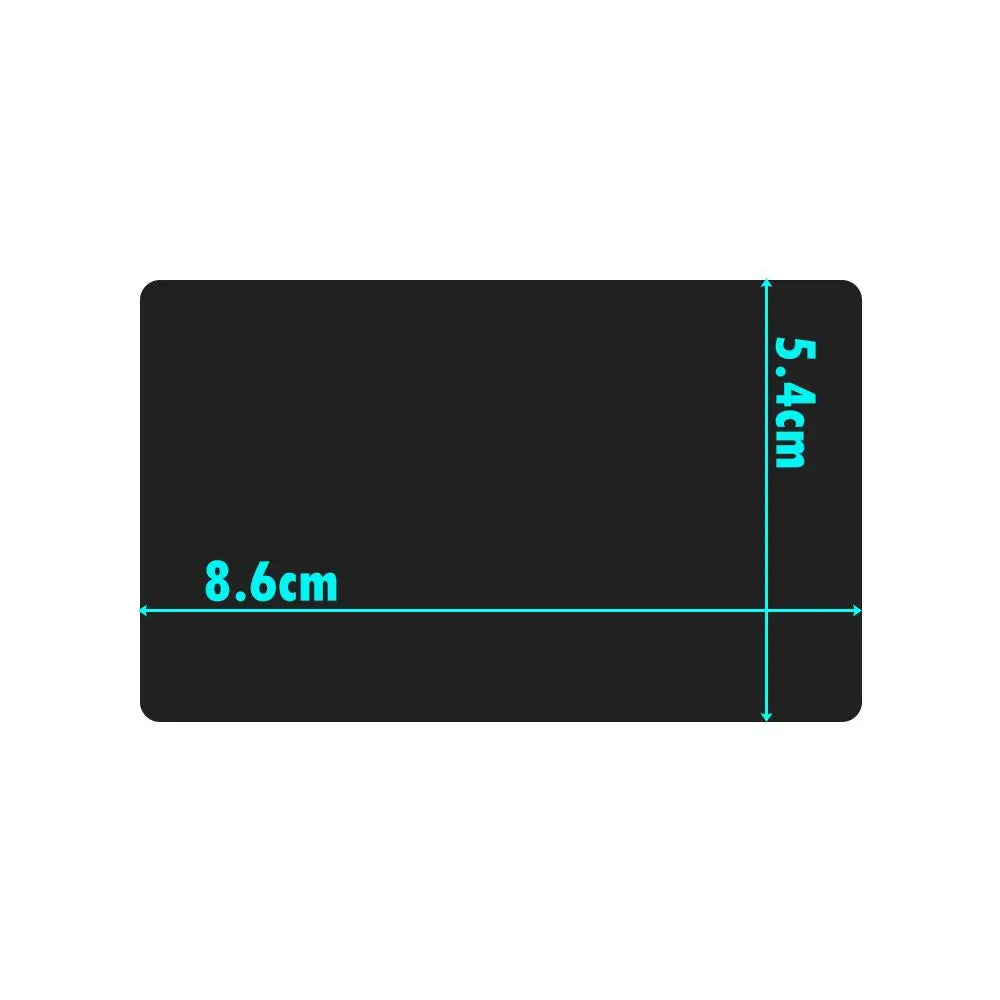 50 Pcs/Set Portable Laser Engraving Aluminum Metal Carte Business Card Blank Name Cards