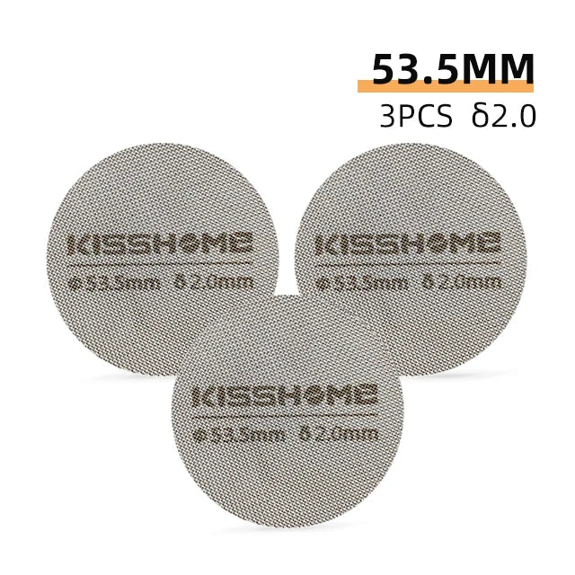 Coffee Puck Screen Reusable Heat Resistant Metal Espresso Filter Mesh For 51mm 54mm 58mm Portafilter Barista Accessories Tools
