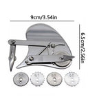 Vintage Precision Ruling Pen Set Interchangeable Wheels Comfortable Handheld Shape Drawing Tool Four Specifications