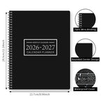 1Pc A4 Monthly Planner and Calendar Book 2 Year Monthly, Large Grid Monthly Organizer with Notes Pages, with 3 Stickers