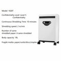Upgrade Shredder High-power German Standard 5-level Confidential Manual Electric Office Low-noise Home 2m/min 18L Large-capacity