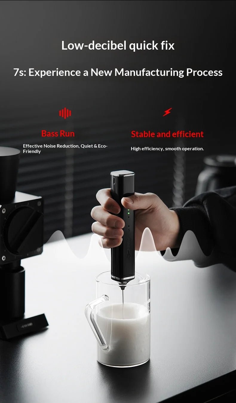 MHW-3BOMBER Electric Milk Frother Handheld Coffee Stirrer Household Egg Beater Milk Foam Maker Multi-Function Milk Frother