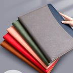 A4 Business Leather Portfolio Padfolio Folder Multifunctional Business Manager Clipboard Document Organizer Office Conference