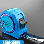 Portable High-precision Measuring Tape Thickened Wear-resistant Tape Measure Retractable Blue 3M 5M 7.5M 10M Work Measuring Tool
