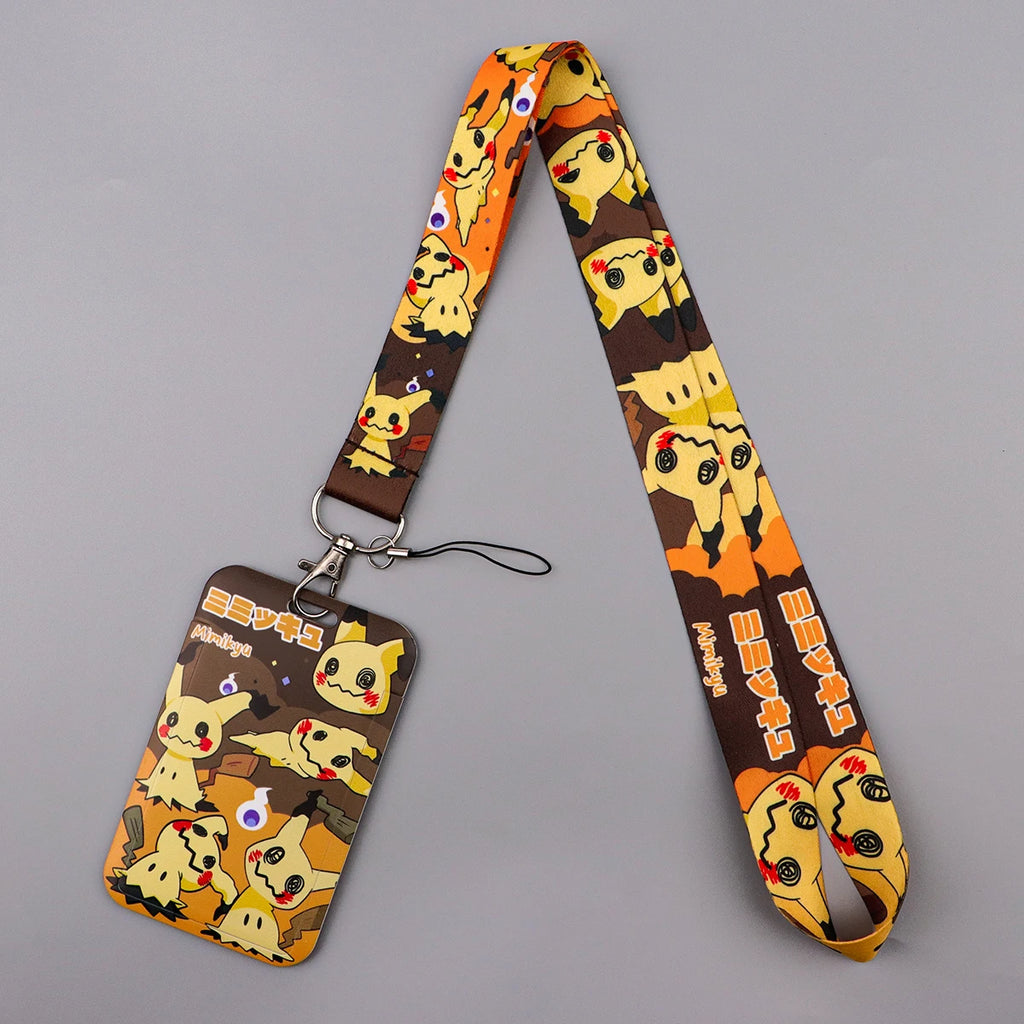 Japanese Anime Monsters Neck Strap Lanyard for Keys Keychain Badge Holder ID Credit Card Pass Mobile Phone Charm Accessories