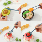 Wheat Straw Portable Reusable Spoon Fork Spoon Portable Cutlery Sets With Case Tableware Set