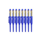 4-40Pcs White/Black/Blue/Red 45mm Deep Hole Marker Pens Long Nib Head Carpenter Pen Waterproof for Measuring Woodworking Office