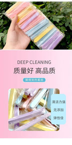 50 Pcs Compressed Face Wash  Wash Face Sponge Clean Face Powder Puff Cleansing Cotton Pad Cleansing Beauty Strip