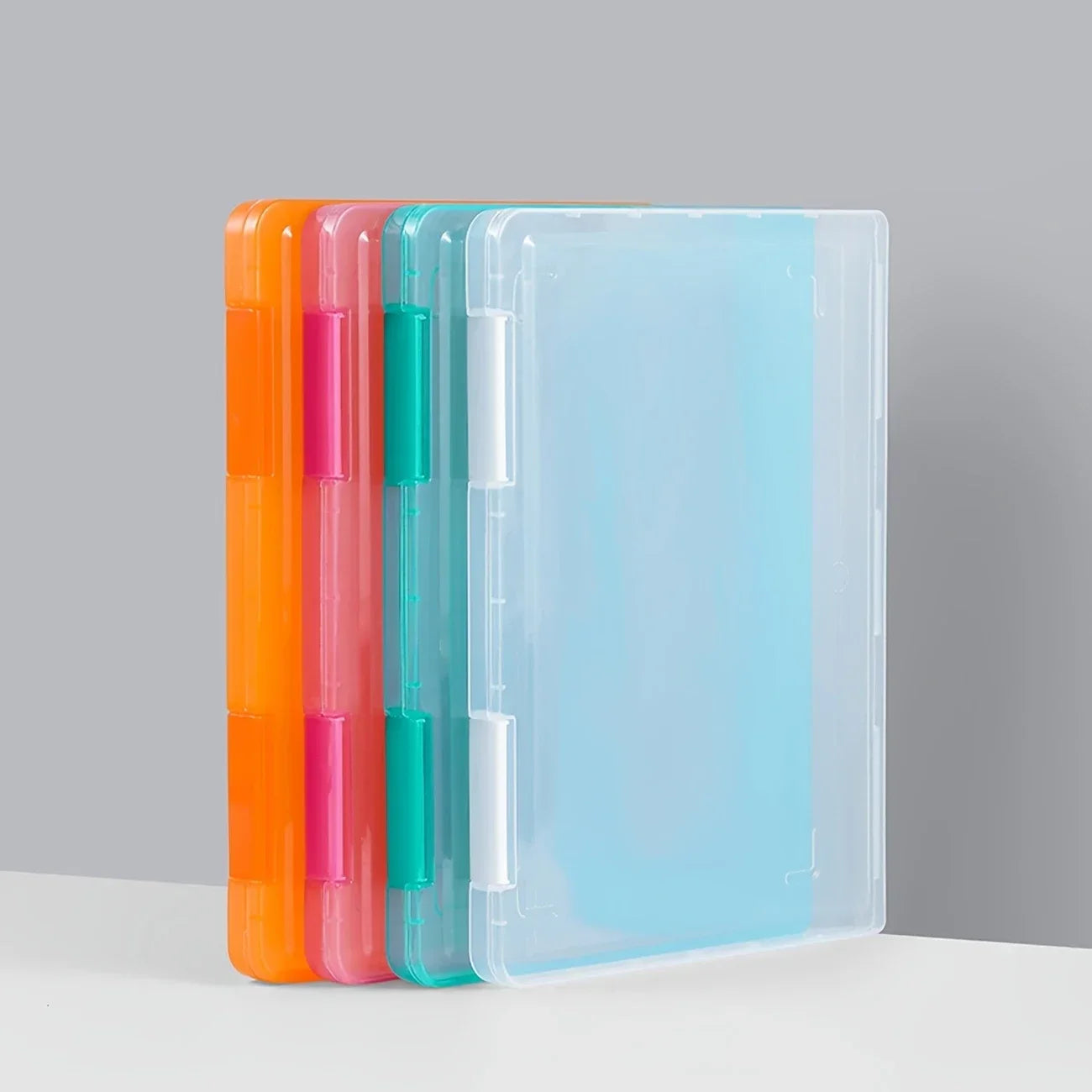 Multi-layer Portable Transparent Document Box Waterproof Contract Storage Box