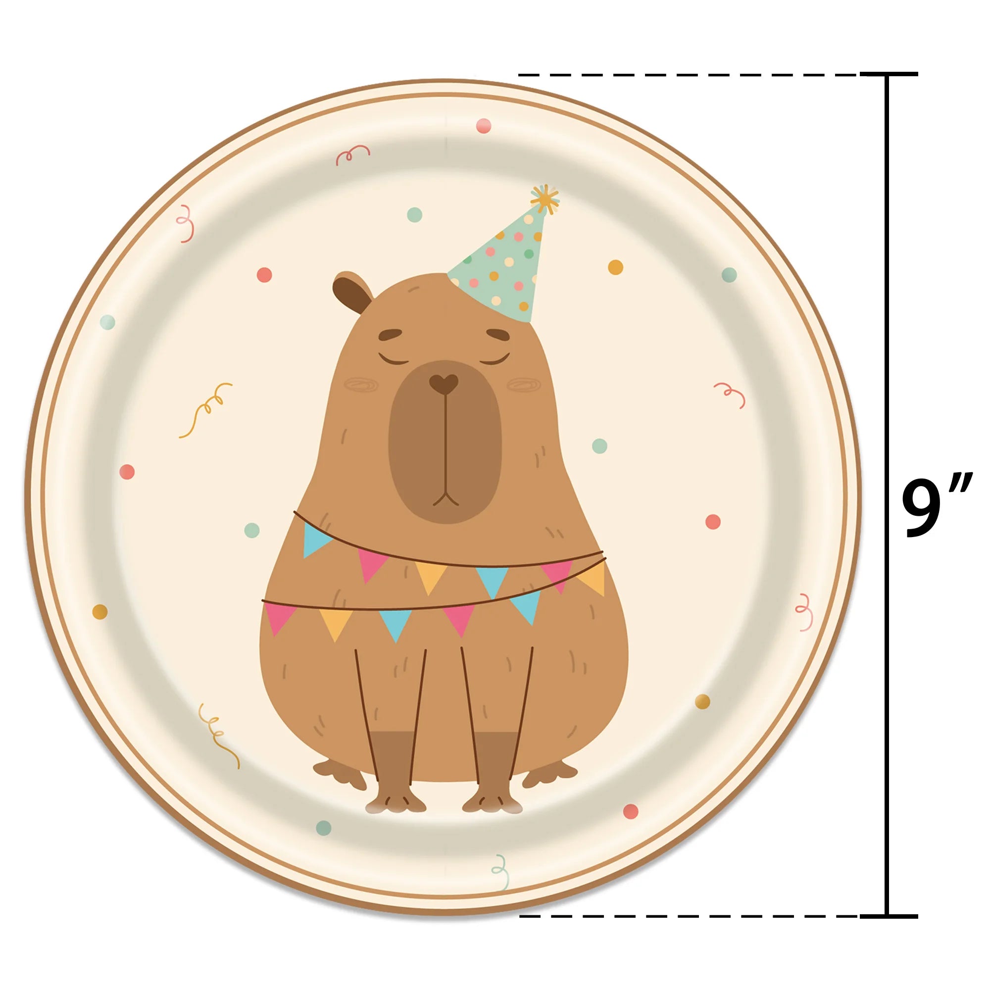 Capybara Party Theme Decoration Capybara Birthday Napkins Tablecloth Cup Plate Baby Shower Capybara Birthday Girl Party Favor