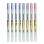 6/8Pcs/Set MUJIs Gel Pen Black/Red/Blue 0.38/0.5mm Ink Japan Color Pen Office School Ballpoint Pen Japanese Kawaii Stationery