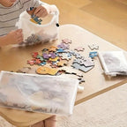New Puzzle Storage Bag Children's Building Blocks Small Toys Special Sorting Bags Transparent Mesh Gauze Zipper Mesh Bags