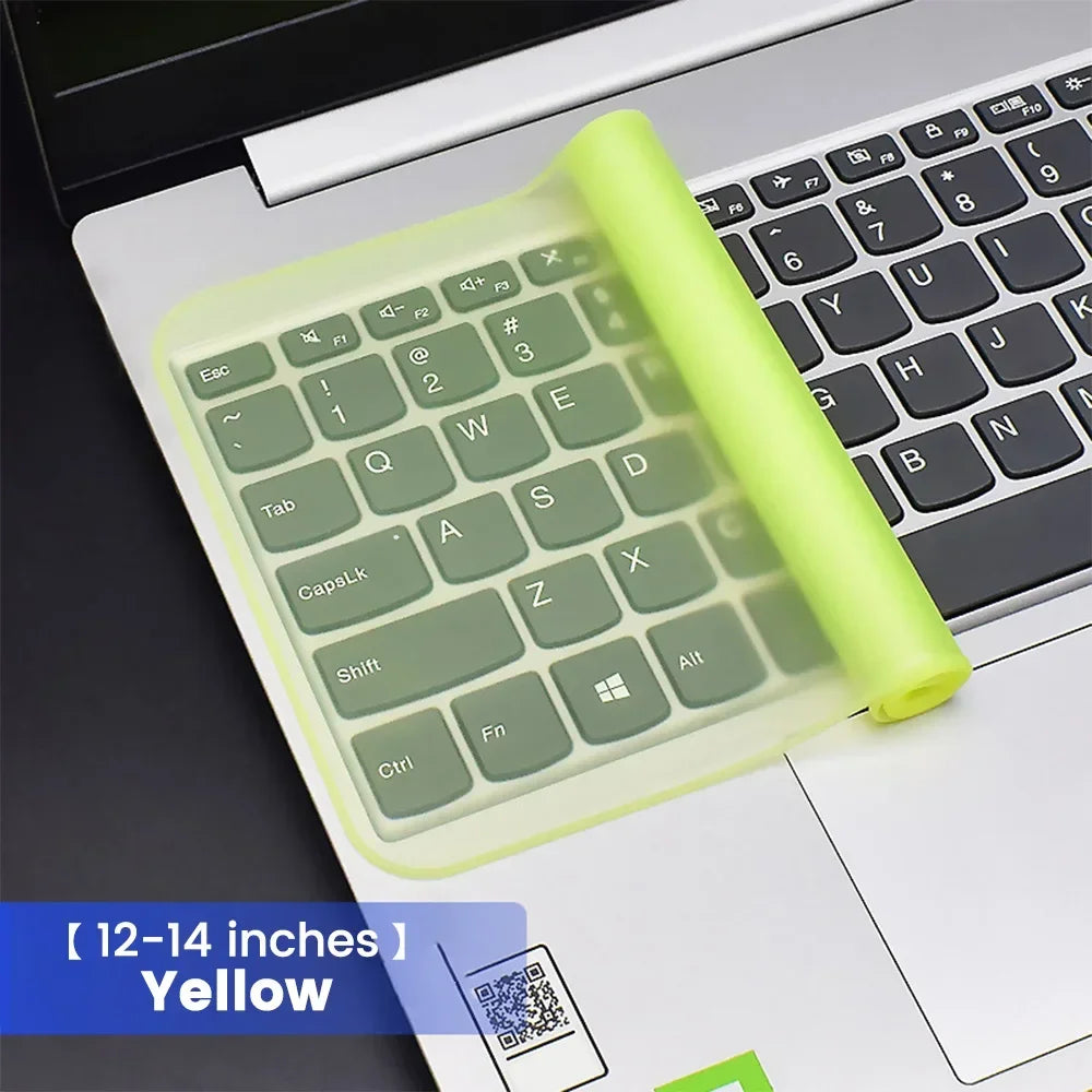 Universal Laptop Keyboard Cover Protector 12-17 inch Waterproof Dustproof Silicone Notebook Computer Keyboard Protective Film