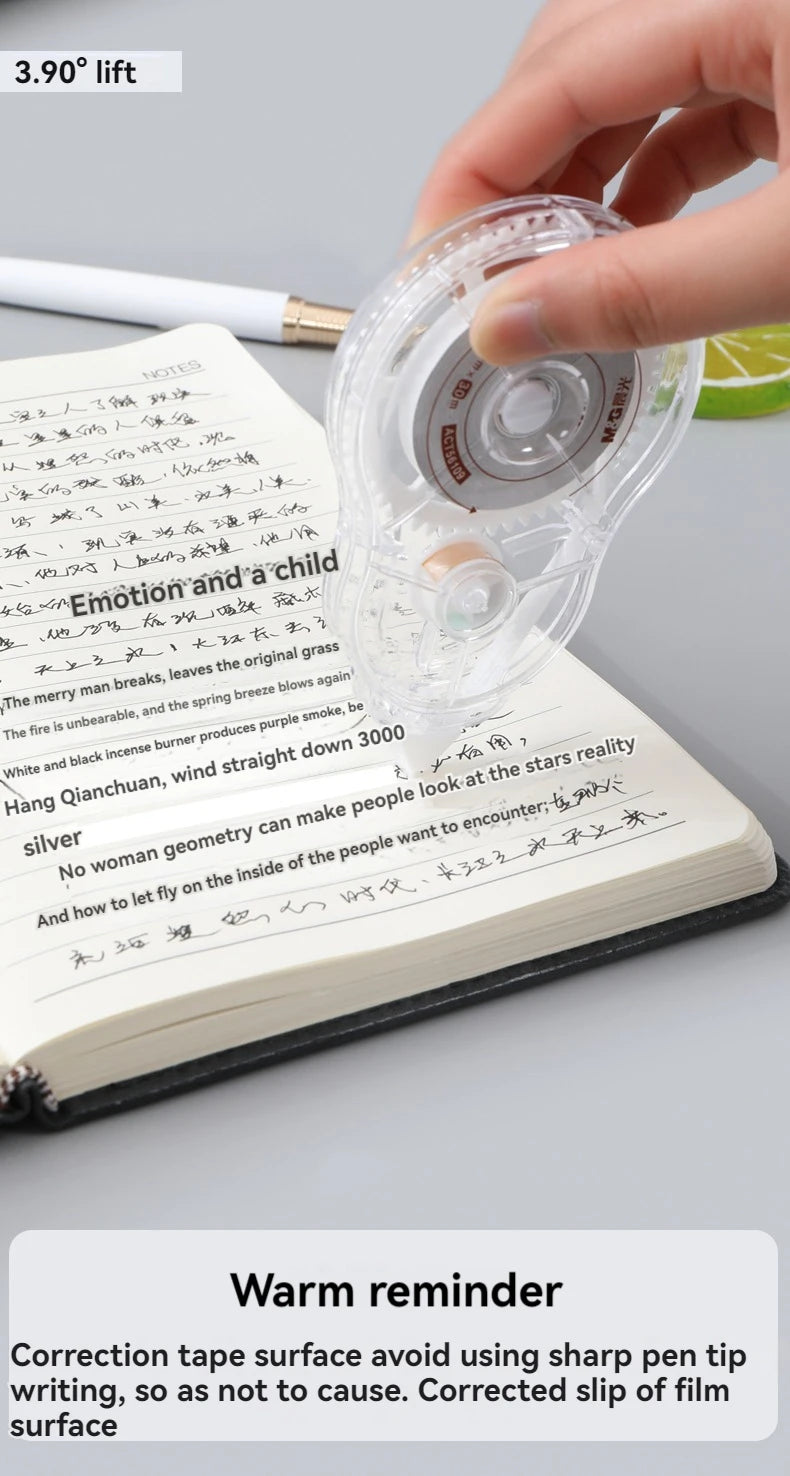 Correction tape large capacity correction tape students junior high school students multifunctional affordable installed 30m70m1