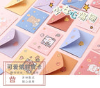 Bear Rabbit Blessing Thank Envelope Ins Cartoon Decoration Letter Paper 9 Styles Beautiful Cartoon Greeting Card New Year Gift