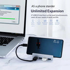 10Gbps USB HUB Clamp USB3.2/3.0/2.0 Splitter Adapter External Multi Clip Dock For iMac Macbook Lenovo Desktop PC Accessories