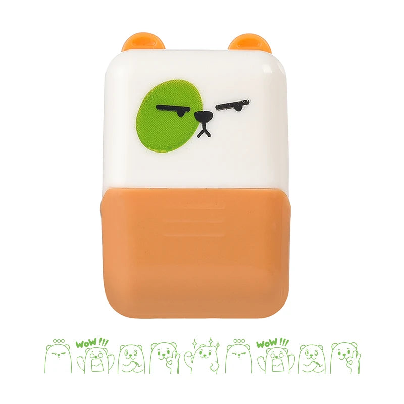 Cute Animals Cartoon Character Rolling Stamp DIY Creative Seal Graffiti Handbook Roller Decoration Stationery Journal Supplies