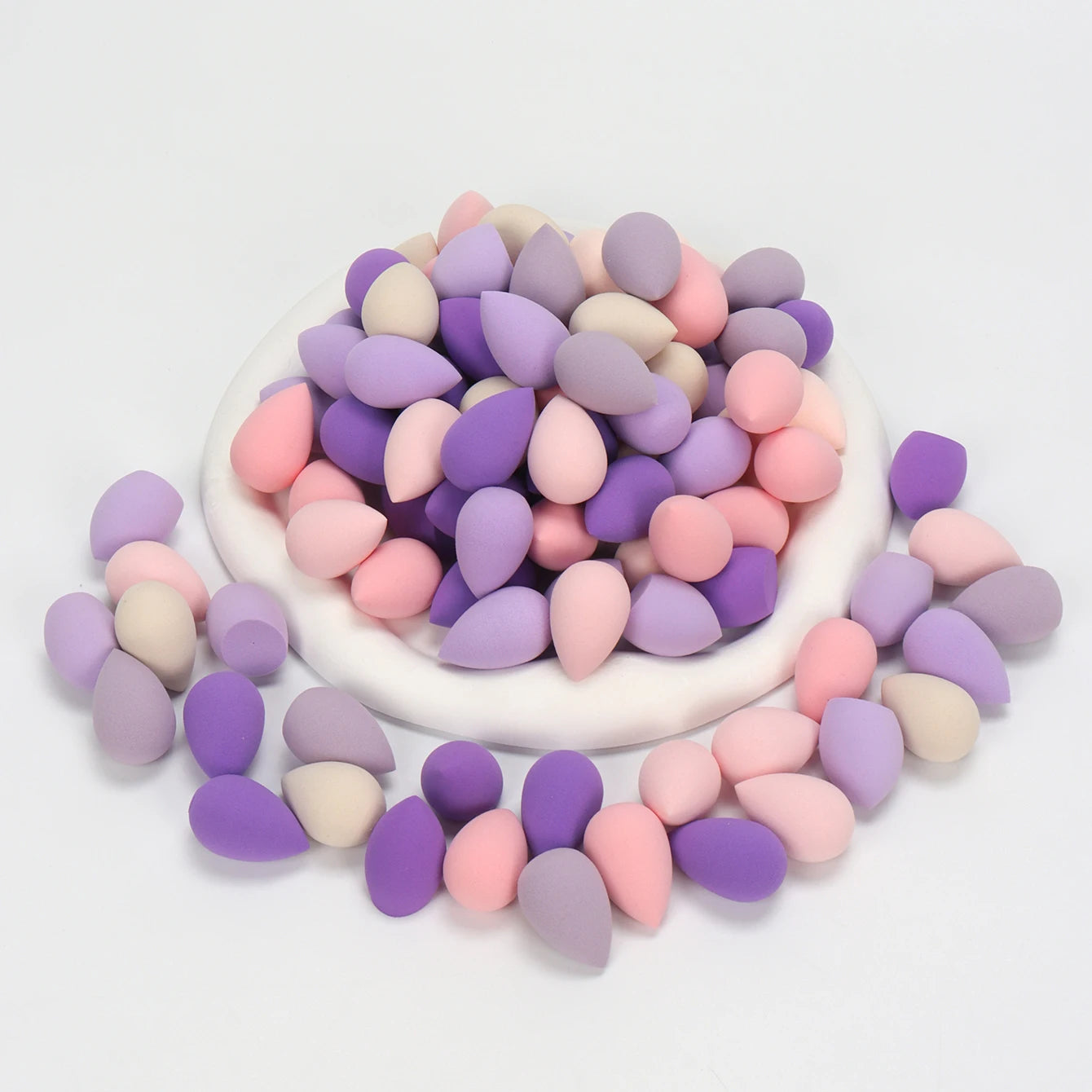10/20/30/50/100Pcs Mini Makeup Sponge, Expands When Exposed to Water, Suitable for All Skin Types