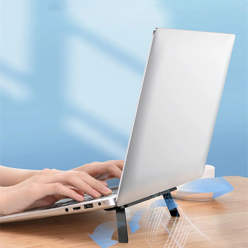 Universal Laptop Stand Holder Portable Notebook Bracket Foldable Cooling Stand Accessories for MacBook Ipad Keyboard