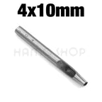 1pc 4mm/5mm Width Leather Oval Shape Hole Punch Steel Craft Hollow Hole Punch Leather Tools Leather Belt Hole Punch DIY Tools