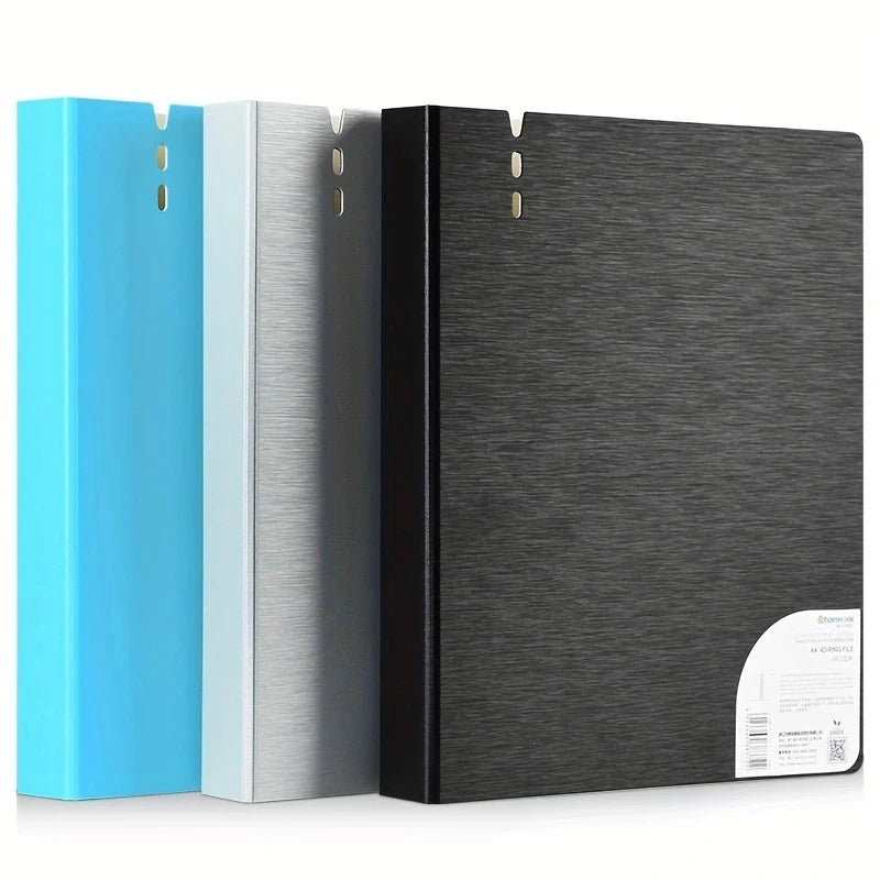 NEW Perforated Folder 4-Hole D-Shaped Binder Transparent Shell Pp File A4 Quick Fishing Storage