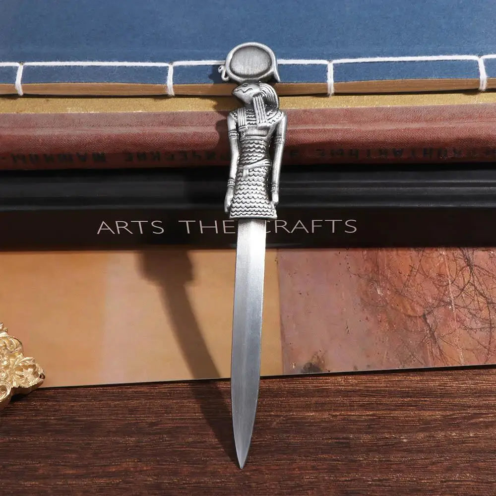 Egyptian Pyramid Pharaoh Envelope Opener DIY Crafts Tool Letter Opening Tool Express Opener Ancient Zinc Alloy