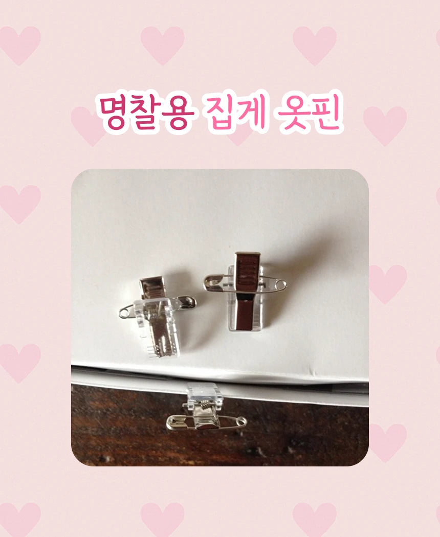 1-10pcs Name Tag Clip Clothespin Acrylic Name Tag Topper Making Supplies DIY Clothespin Student Id