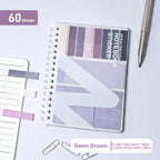 Kawaii Sticky Notes Set Expandable Removable Student Memo Pads Must-Have Study Planner Supplies Bulletin Journal Accessories
