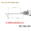 Electronic Inner Groove Width Digital Caliper 4-150 200mm High-Precision 0.01 Hole Inner Groove Measurement Tool