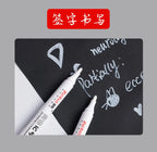 5pcs White Marker Paint Pens Waterproof Rubber Permanent Marker Pen Car Tyre Tread Environmental Tire Painting DIY Graffiti Pens