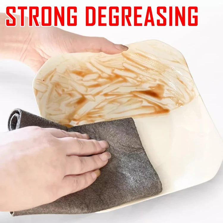 1/10Pcs Magic Cleaning Cloth Thickened Reusable Microfiber Glass Clean Towel Washable Lint-free Cleaning Rags for Kitchen Glass