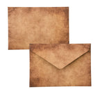 10 Pcs Vintage Pattern Thick Paper Envelope Thicken Retro Stationery Wedding Invitation Invited Gift Greeting Card Envelopes