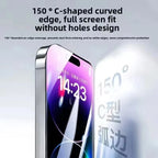 Dust Free Easy Installation HD Screen Protectors For iPhone 18 Pro Max 17 Pro Max 16 Pro 15 14 13 12 11 XR X Air Tempered Glass