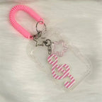 Kpop Photocard Holder Photo Display Holder With Star Keychain Idol Picture Protector Sleeves Credit ID Cards Protective Case