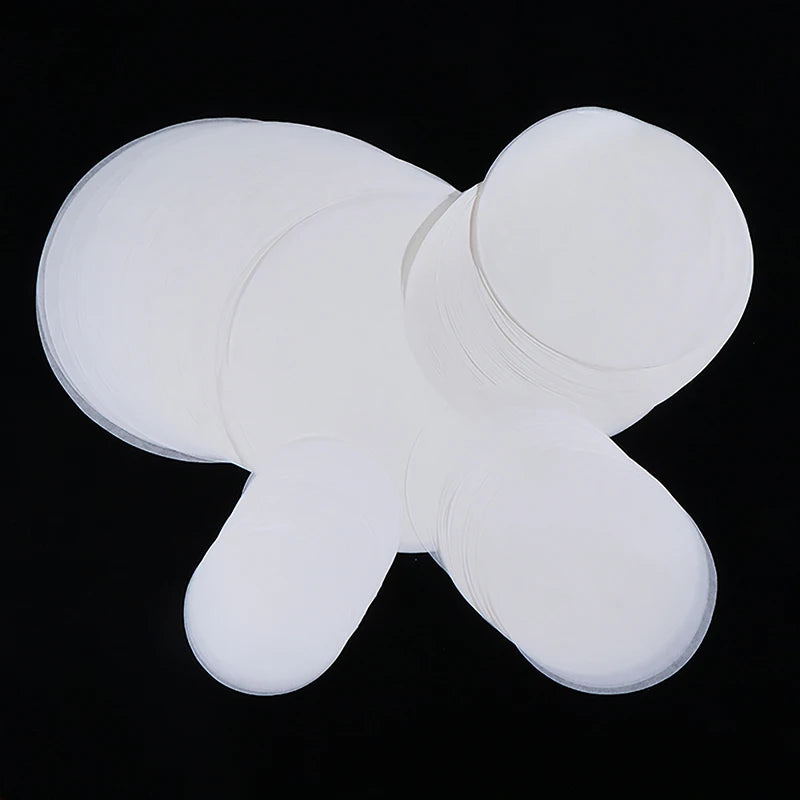 50pcs round Parchment Paper Baking Oiled Paper Air Deep-Fried Pot Paper Steamer Liners Barbecue Sheets Disposable