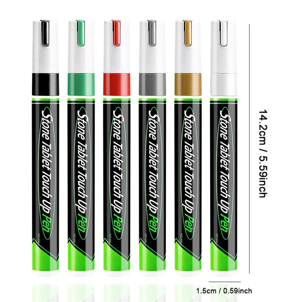 Tombstone Marker Pen Stone Pen for Restoring Faded Grave Inscriptions Waterproof Strong Coverage Ideal for Gravestone Lettering
