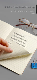 Notebook A5 Kraft Cover Vintage Diary Blank/grid/lined Stationery Planner Writing Paper for Students School Office Supplies