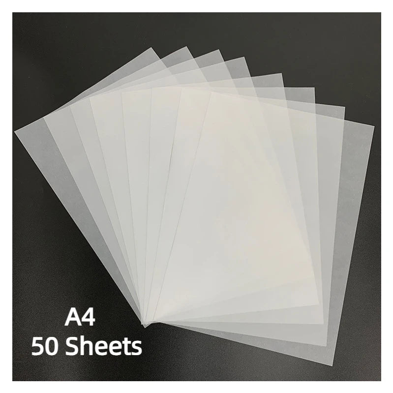 73g A4 Parchment Paper Transparent White Tracing Paper Copy Tracing Paper Painting Plate Making Transfer Paper Printing Paper