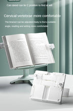 Adjustable Reading Bookshelf Lifting Landing Reading Stand Portable Book Holder Support Multifunctional Document Shelf For Home