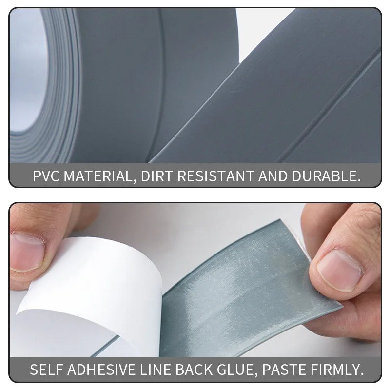 Waterproof Sealing Tape PVC Self Adhesive Bathroom Bath Wall Glue Sticker Kitchen Sink Caulk Mold Proof Seal Covering Tape Strip