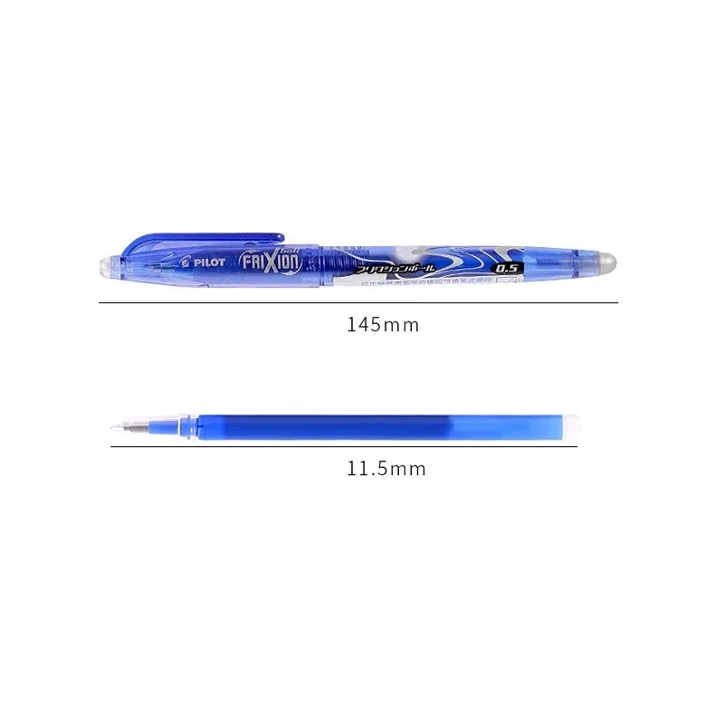 Pilot Erasable Gel Pen Magic Blue Black Red Ink 0.5mm Erasable Refill Rods Japanese Stationery Office School Writing Supplies