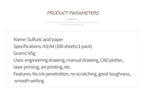 Tracing Paper Translucent Craft Copying Calligraphy Drawing Writing Sheet Writing Sketching Painting Art Supplies Student A4/A3
