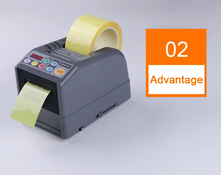 Automatic tape Dispenser Ribbon Cutting Machine ZCUT-9 ZCUT-9GR 110V/220V 6-60mm Intelligent Adhesive Tape Double Sided Cutter