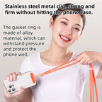 Universal Phone Lanyard with Clip Upgraded Anti-Drop 360° Rotation Adjustable Neck/Crossbody Strap for All Phone Cases