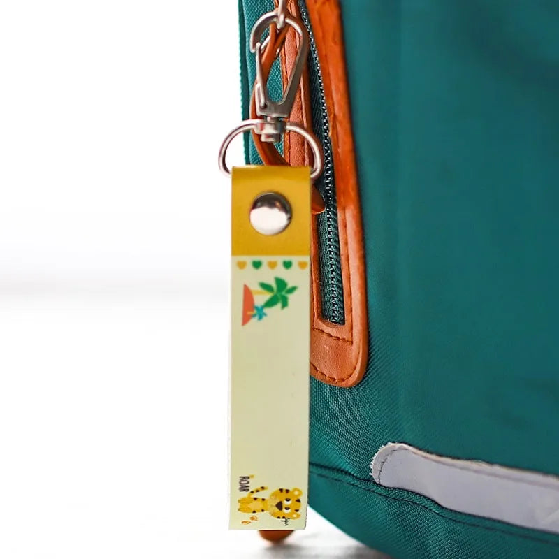 2023 Personalized Custom Name Tag School Bag Pendant, Name Keychain For Kindergarten Children To Go To School Name Badge Lanyard