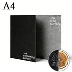 50Pcs A4 Black Graphite Copy Paper Carbon Paper Pattern Letters Erasable Tracing Paper Copy Paper Reusable Image For Office Use