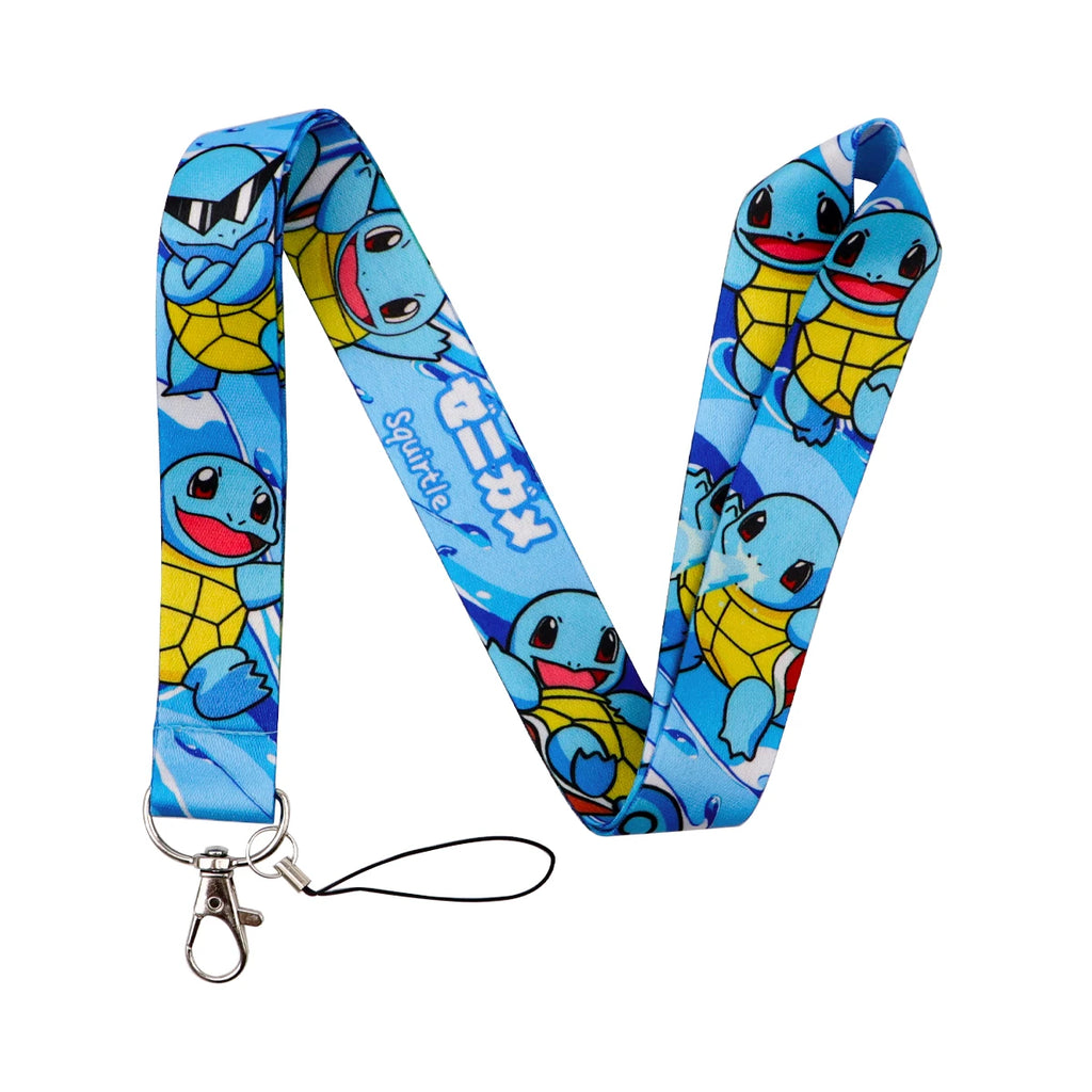 Cute Anime Monster Lanyard Card Holder Colorful Neck Strap for Key ID Card Phone Straps Badge Holder Key Ring Accessories Gifts