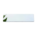 10pcs Laser Engraving Name Badge Holder Round Corner Gold Color Stainless Steel Badge Blank Material 70x20mm